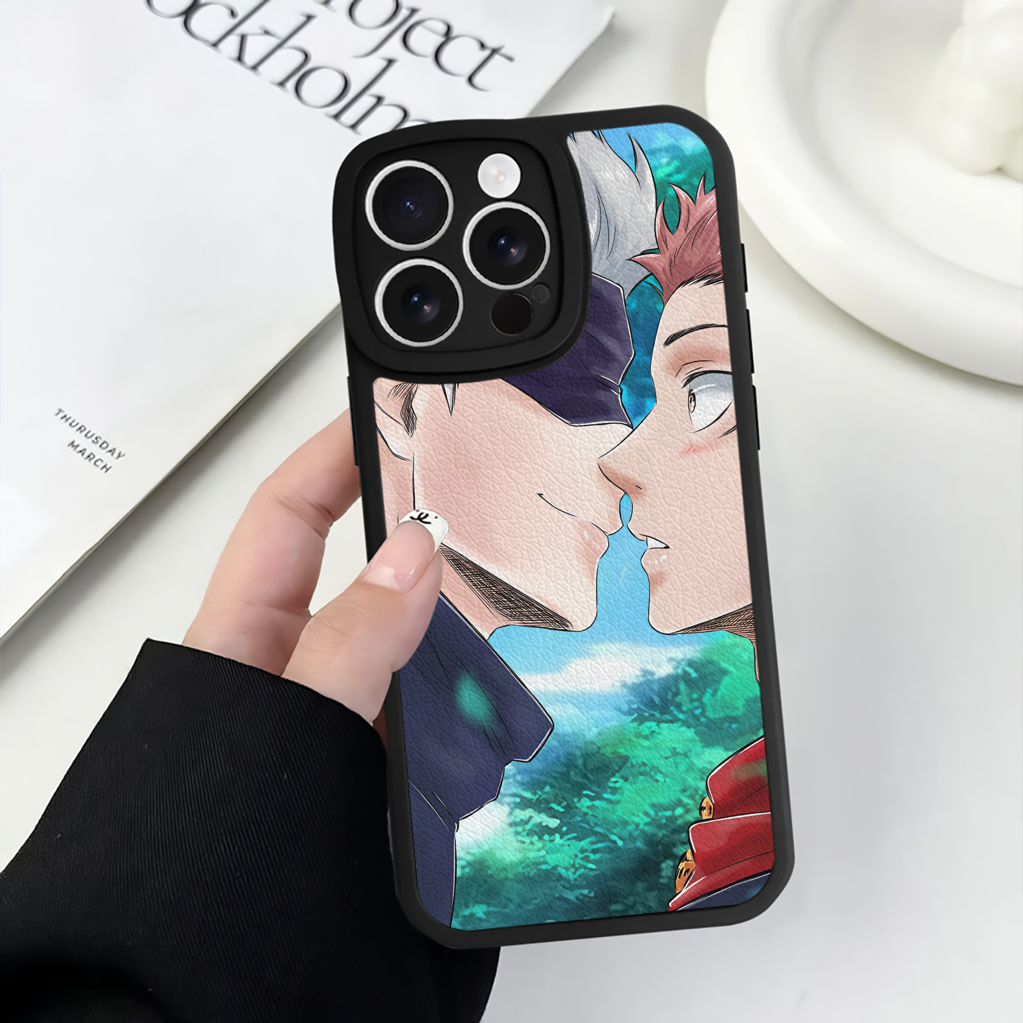 （画像用） SPY×FAMILY间谍家家酒 【iPhone 16シリーズ対応】シリコンスマホケース（レザー調） 材質：シリコン